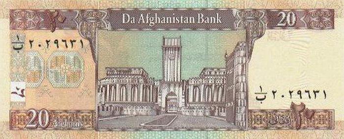 Валюта Афганістану: історія грошової одиниці. Цікаві відомості про валюту