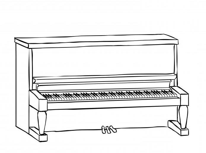 Як намалювати піаніно: інструкція